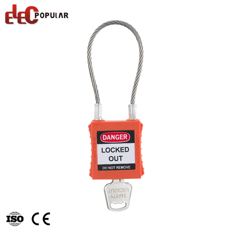 도매 중국 저렴한 가격 안전 강철 긴 케이블 걸쇠 자물쇠